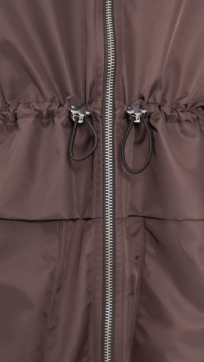 MEIMEIJ Techno Long Jacket with Hood and Cinched Waist | Thumbnail 6 MEIMEIJ Techno Long Jacket with Hood and Cinched Waist | Thumbnail 6