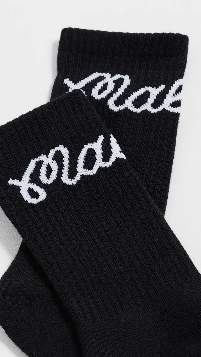 Malbon Bon Script Crew Socks | Thumbnail 3 Malbon Bon Script Crew Socks | Thumbnail 3