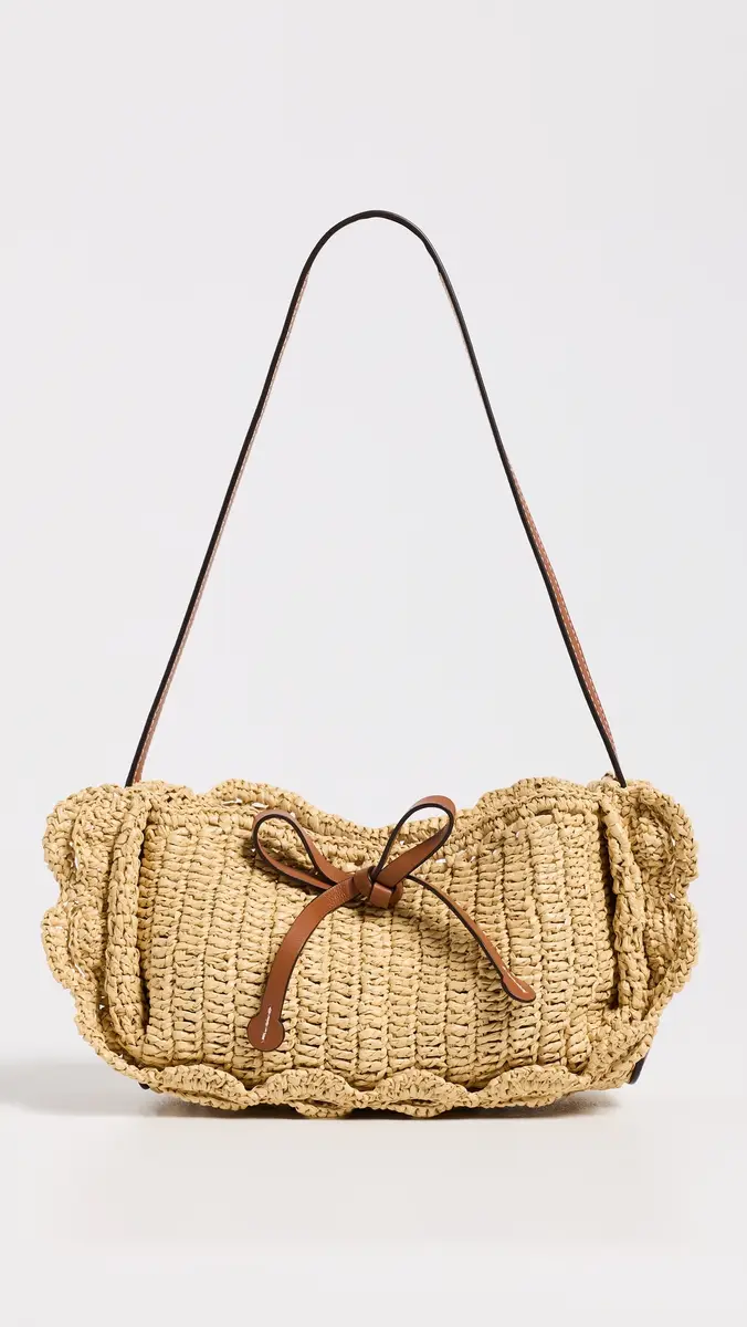 Ulla Johnson Marina Raffia Scallop Shoulder Bag | Thumbnail 2 Ulla Johnson Marina Raffia Scallop Shoulder Bag | Thumbnail 2