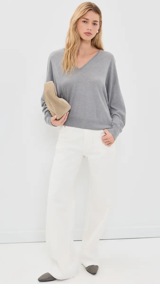 Jenni Kayne Dree V Neck Sweater | Thumbnail 5 Jenni Kayne Dree V Neck Sweater | Thumbnail 5