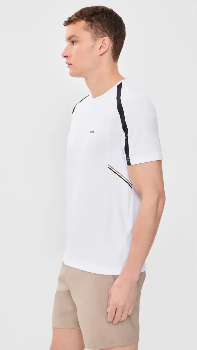 BOSS Active Slim-Fit T-Shirt | Thumbnail 4 BOSS Active Slim-Fit T-Shirt | Thumbnail 4