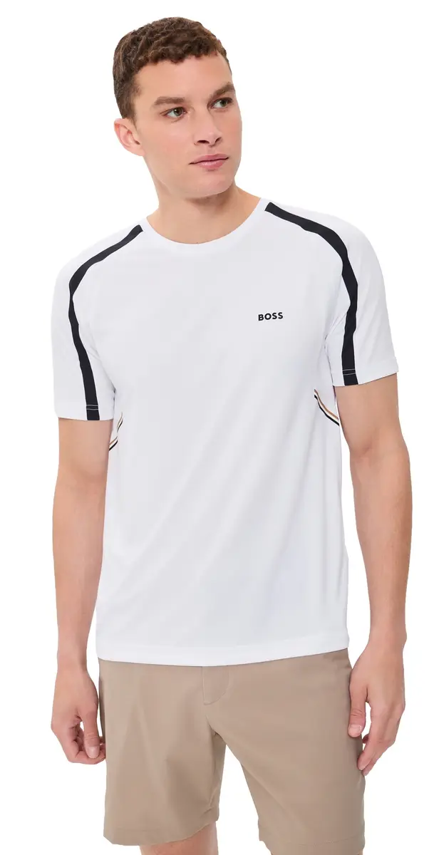 BOSS Active lim-Fit T-Shirt White | Image 1 BOSS Active lim-Fit T-Shirt White | Image 1