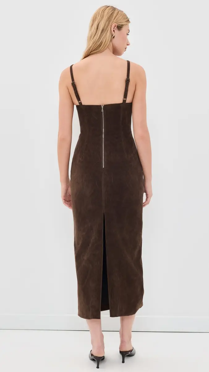 Bardot Estine Faux Suede Midi Dress | Thumbnail 3