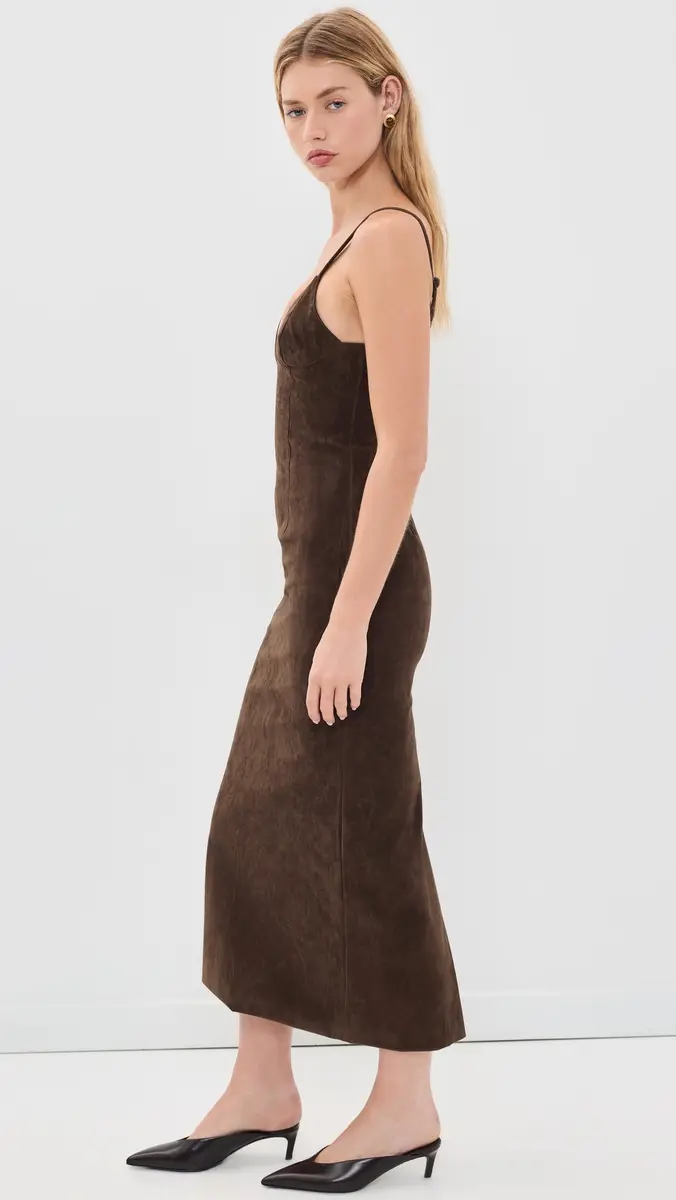 Bardot Estine Faux Suede Midi Dress | Thumbnail 4