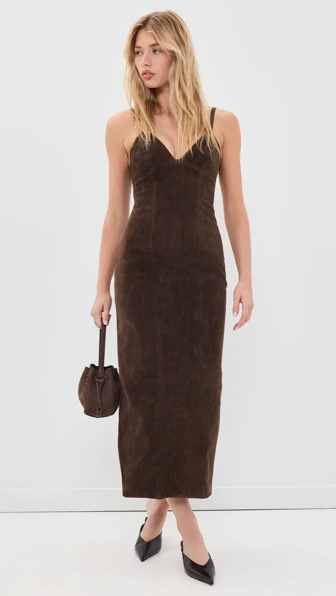 Bardot Estine Faux Suede Midi Dress | Thumbnail 5