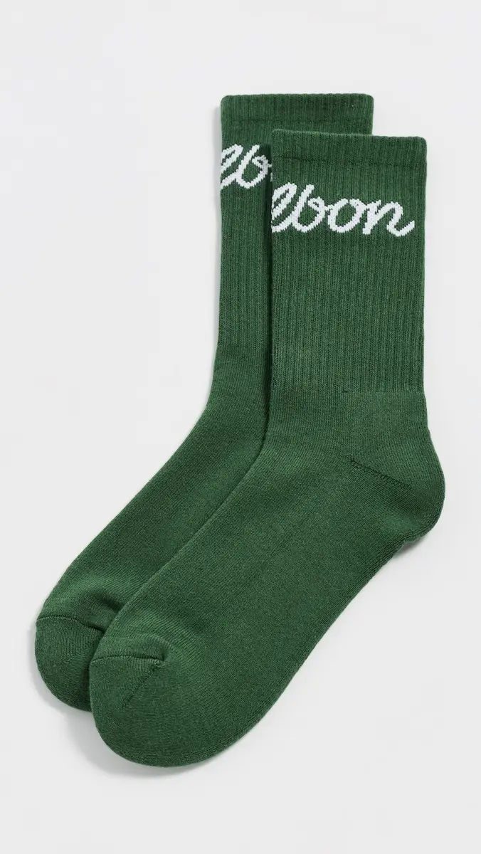 Malbon Bon Script Crew Socks | Thumbnail 2 Malbon Bon Script Crew Socks | Thumbnail 2