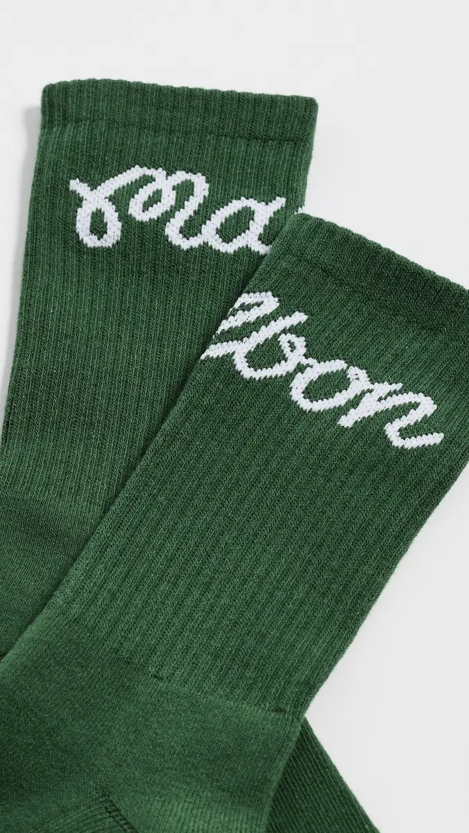 Malbon Bon Script Crew Socks | Thumbnail 3 Malbon Bon Script Crew Socks | Thumbnail 3