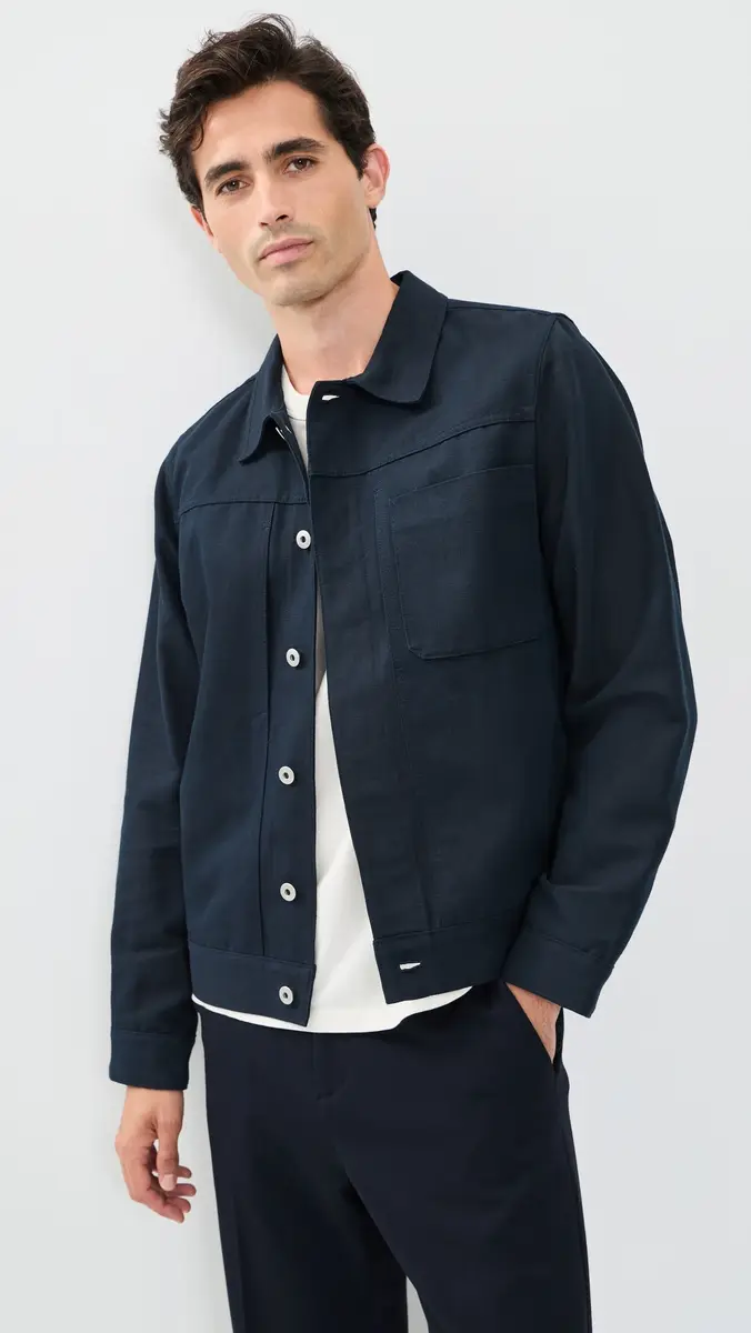 Vince Pleated Trucker Jacket | Thumbnail 2 Vince Pleated Trucker Jacket | Thumbnail 2