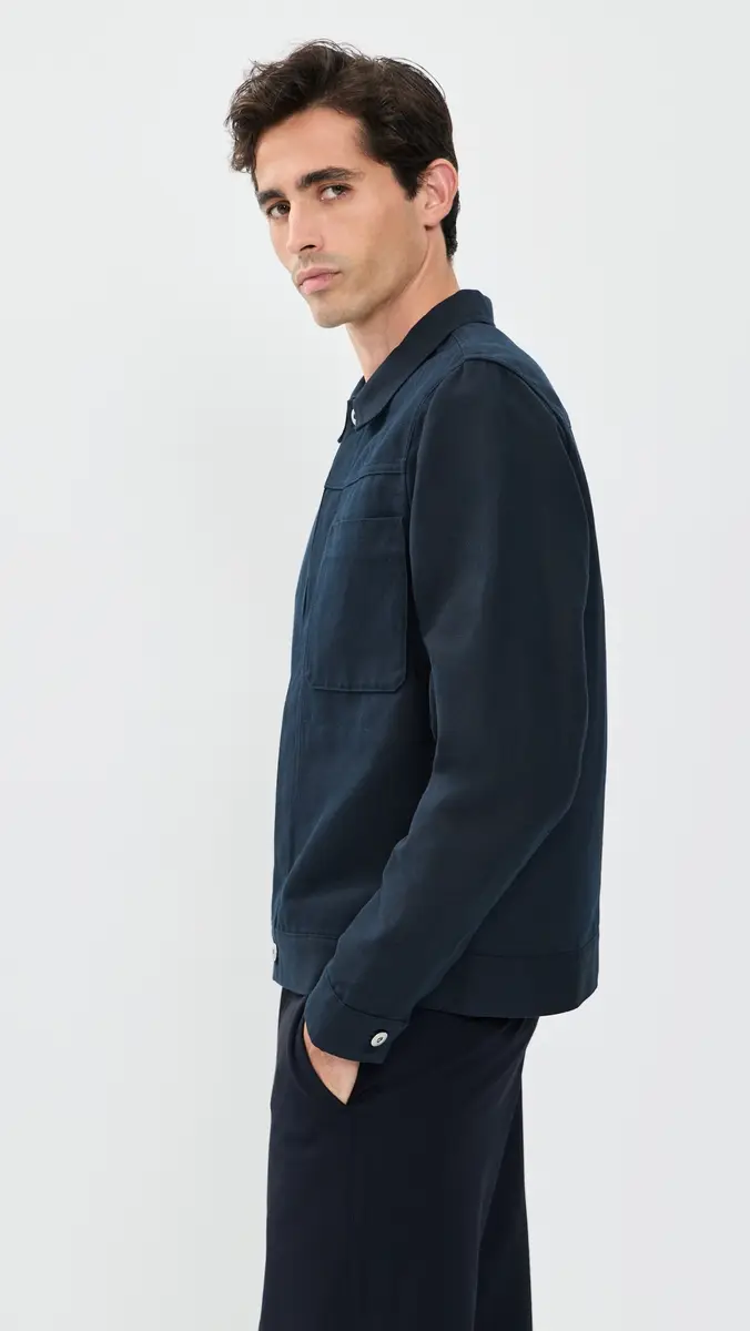 Vince Pleated Trucker Jacket | Thumbnail 4 Vince Pleated Trucker Jacket | Thumbnail 4