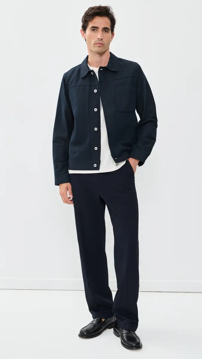 Vince Pleated Trucker Jacket | Thumbnail 5 Vince Pleated Trucker Jacket | Thumbnail 5