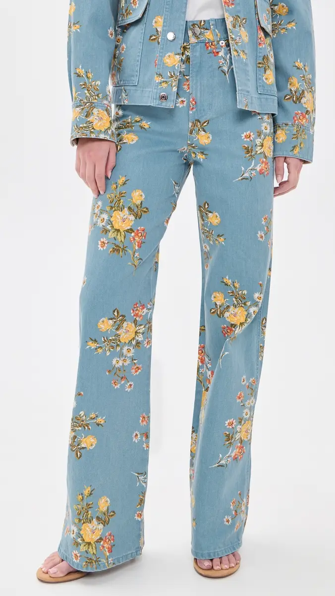 Veronica Beard Jean Taylor Wide Leg Jeans | Thumbnail 2 Veronica Beard Jean Taylor Wide Leg Jeans | Thumbnail 2