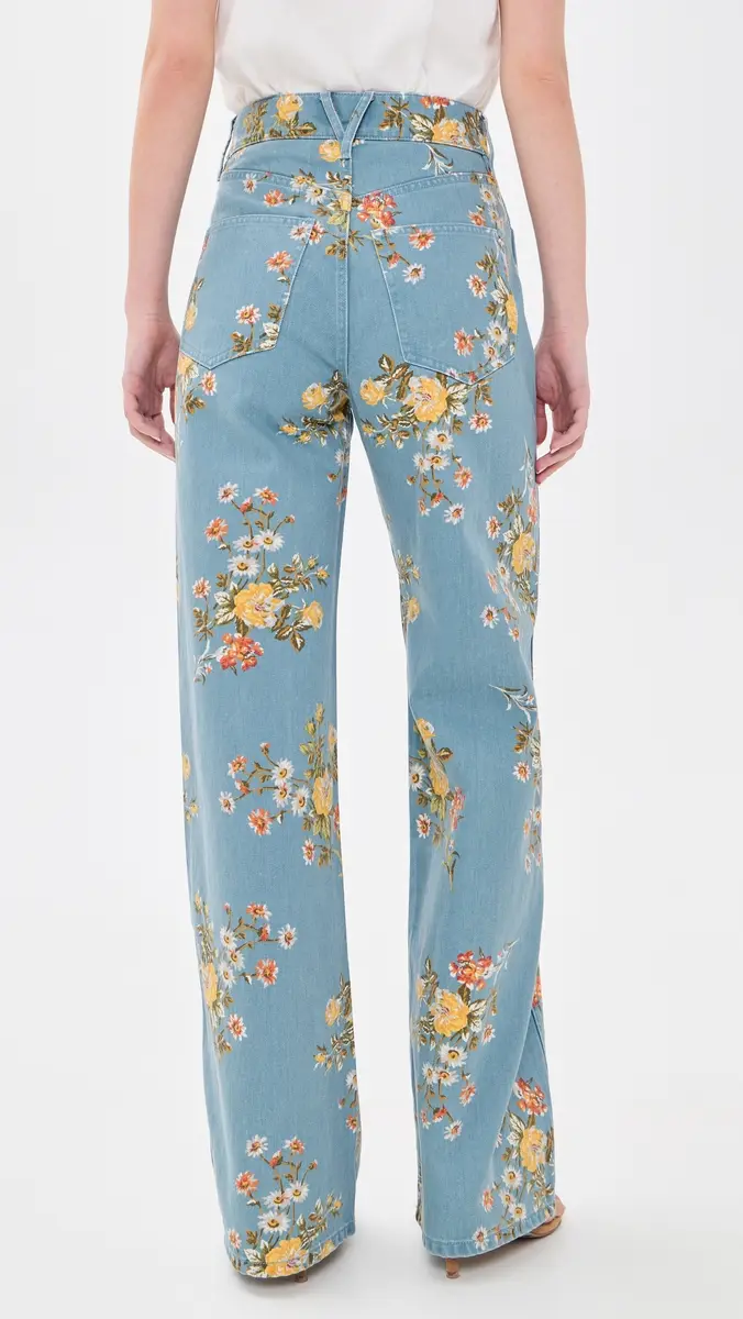 Veronica Beard Jean Taylor Wide Leg Jeans | Thumbnail 3 Veronica Beard Jean Taylor Wide Leg Jeans | Thumbnail 3