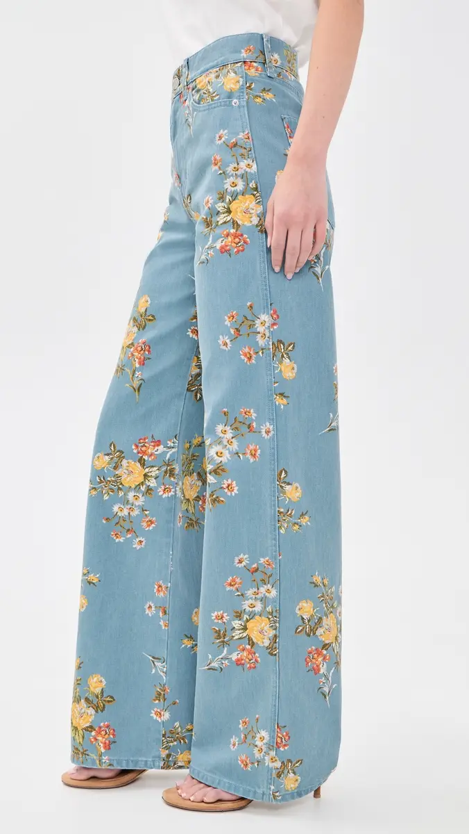 Veronica Beard Jean Taylor Wide Leg Jeans | Thumbnail 4 Veronica Beard Jean Taylor Wide Leg Jeans | Thumbnail 4
