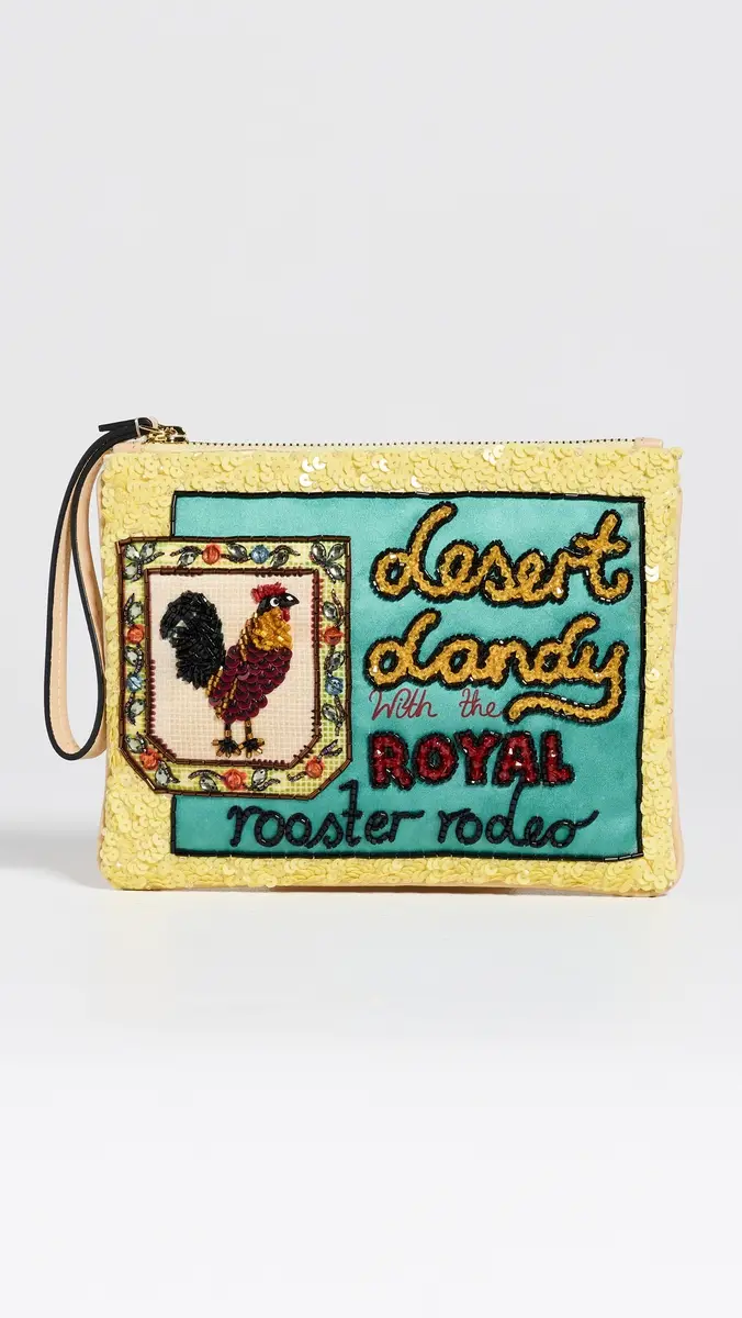 ALÉMAIS Ace Rooster Embellished Clutch | Thumbnail 2 ALÉMAIS Ace Rooster Embellished Clutch | Thumbnail 2