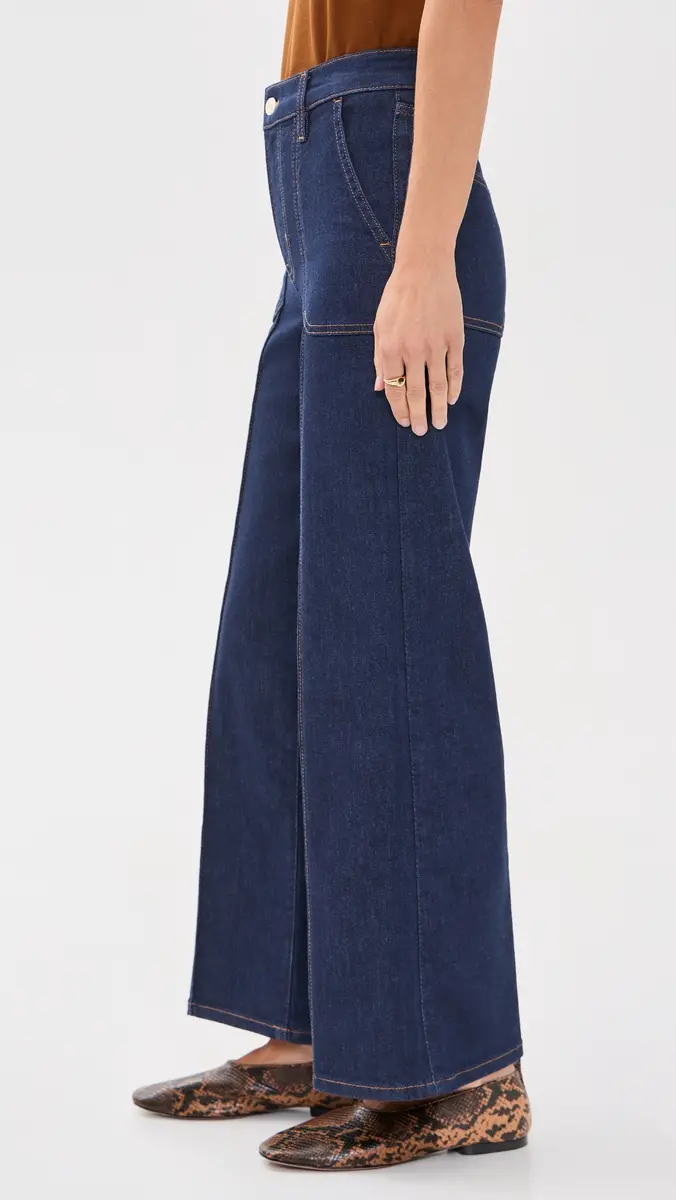 Frame Le Pixie Slim Petite Palazzo Jeans | Thumbnail 4 Frame Le Pixie Slim Petite Palazzo Jeans | Thumbnail 4