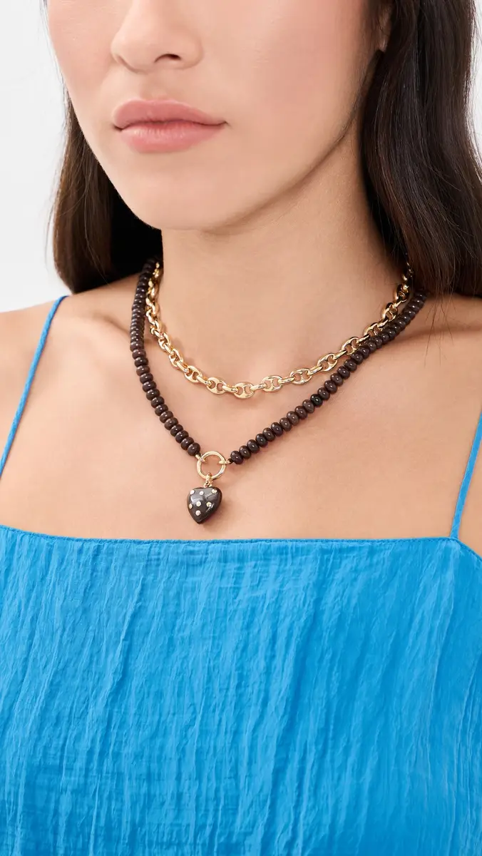 Madewell Puffy Mariner Link Necklace | Thumbnail 3 Madewell Puffy Mariner Link Necklace | Thumbnail 3