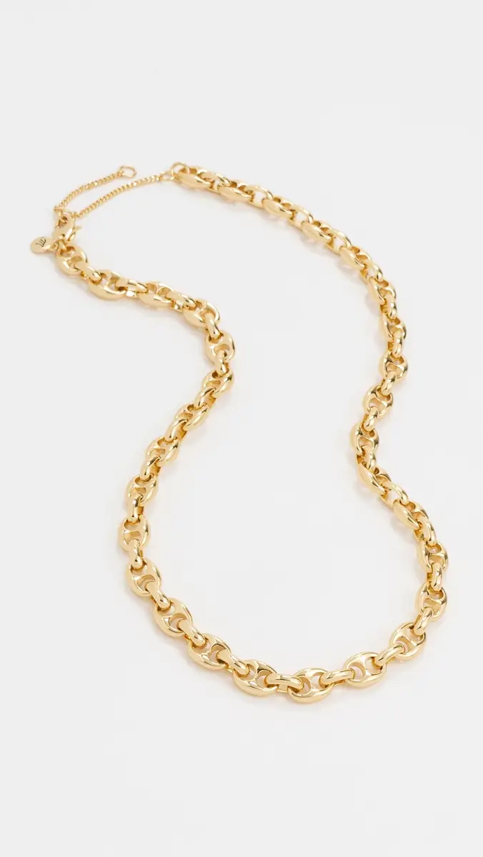 Madewell Puffy Mariner Link Necklace | Thumbnail 4 Madewell Puffy Mariner Link Necklace | Thumbnail 4