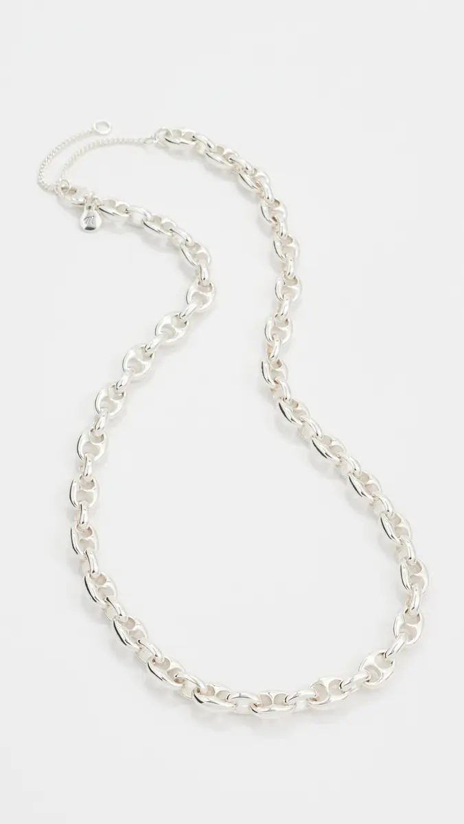 Madewell Puffy Mariner Link Necklace | Thumbnail 4