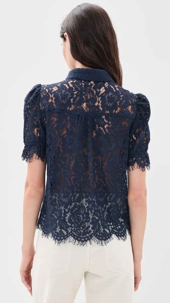 Generation Love Mikaelle Lace Shirt | Thumbnail 3 Generation Love Mikaelle Lace Shirt | Thumbnail 3