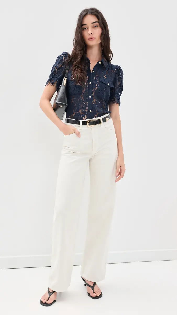 Generation Love Mikaelle Lace Shirt | Thumbnail 5 Generation Love Mikaelle Lace Shirt | Thumbnail 5