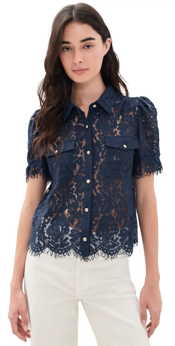 Generation Love Mikaelle Lace Shirt | Thumbnail 1 Generation Love Mikaelle Lace Shirt | Thumbnail 1
