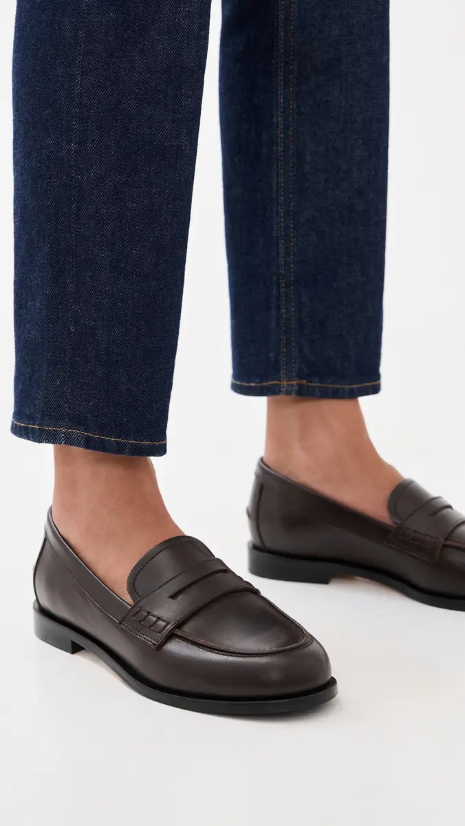 aeyde Oskar Leather Loafers | Thumbnail 3 aeyde Oskar Leather Loafers | Thumbnail 3