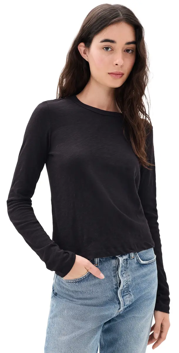 Z Supply Junie Tee Black | Image 1 Z Supply Junie Tee Black | Image 1