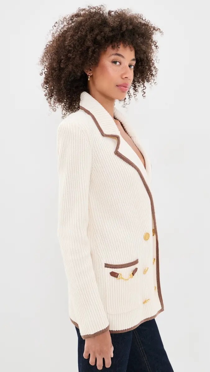 L'Agence Ranch Knit Blazer | Thumbnail 4 L'Agence Ranch Knit Blazer | Thumbnail 4