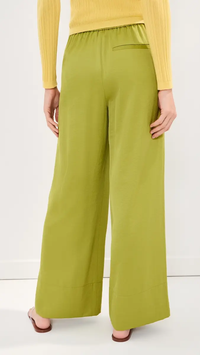 LE BOP Arden Satin Wide Leg Pants | Thumbnail 3