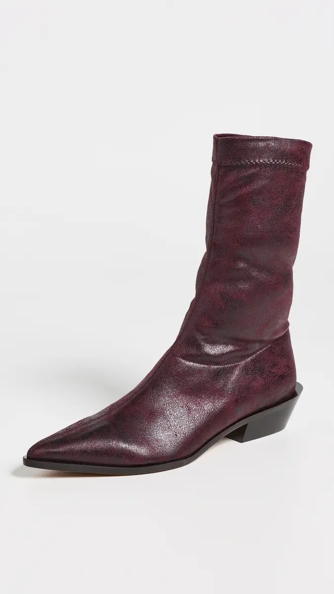 Tibi Leo Faux Leather Boots | Thumbnail 2 Tibi Leo Faux Leather Boots | Thumbnail 2