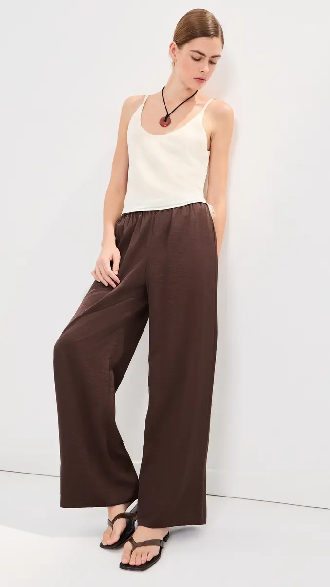 LE BOP Arden Satin Wide Leg Pants | Thumbnail 5 LE BOP Arden Satin Wide Leg Pants | Thumbnail 5