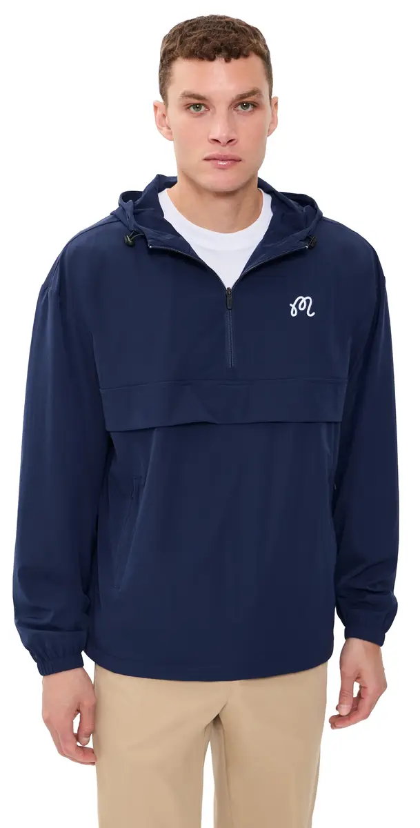 Malbon Ridge Anorak Jacket Navy | Image 1 Malbon Ridge Anorak Jacket Navy | Image 1
