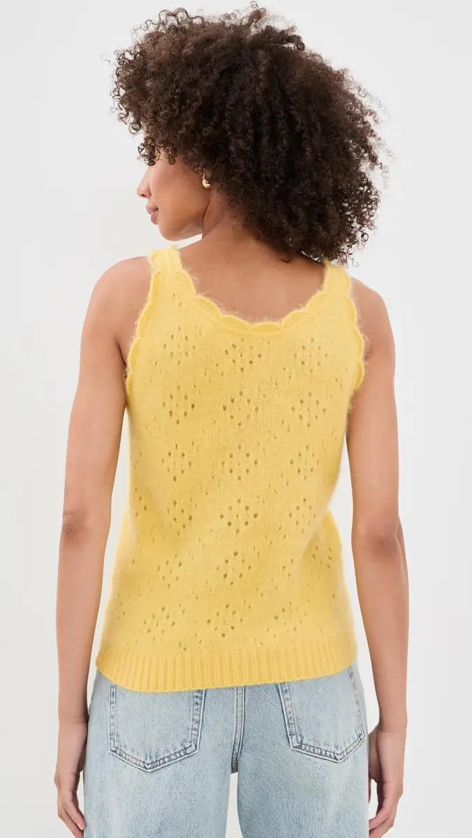 Frame The Cashmere Blend Airy Tank | Thumbnail 3 Frame The Cashmere Blend Airy Tank | Thumbnail 3