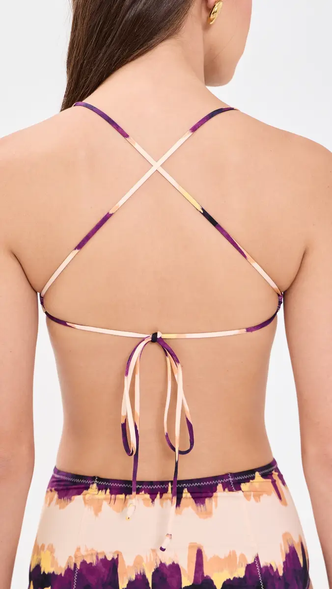 Ulla Johnson Floria Tie Bikini Top | Thumbnail 3