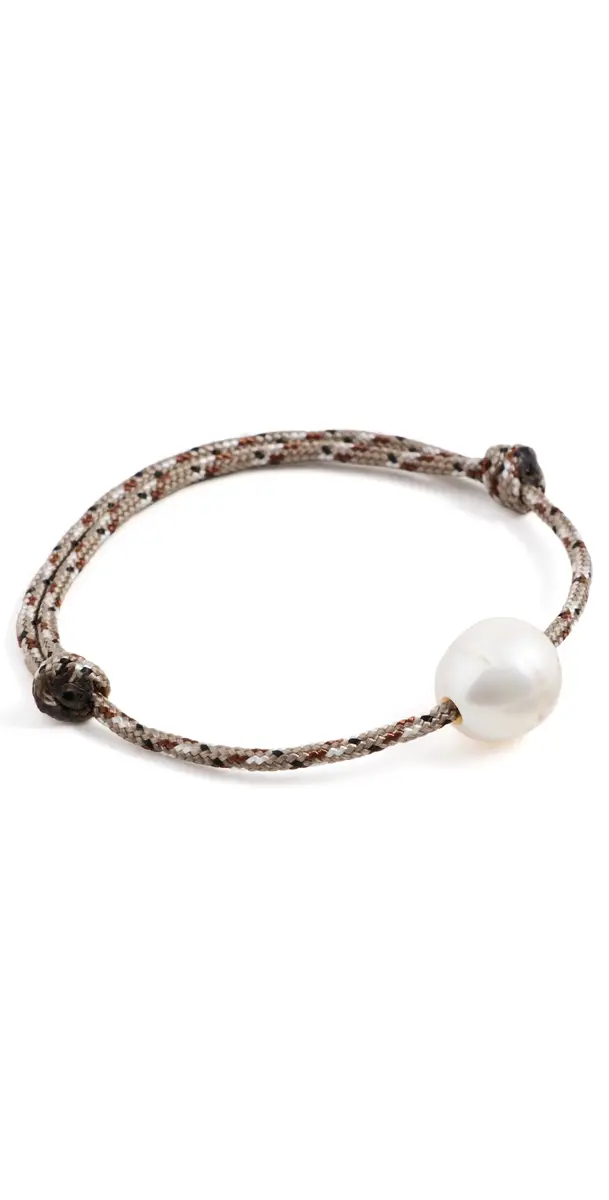 Zoe Chicco Baroque Pearl Paracord Bracelet Multi One Size | Image 1 Zoe Chicco Baroque Pearl Paracord Bracelet Multi One Size | Image 1