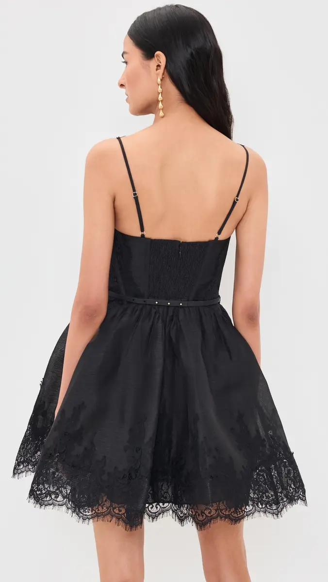 Zimmermann Valiant Lace Trim Mini Dress | Thumbnail 3 Zimmermann Valiant Lace Trim Mini Dress | Thumbnail 3