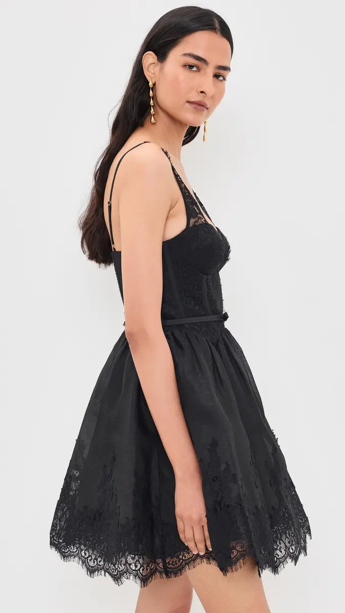 Zimmermann Valiant Lace Trim Mini Dress | Thumbnail 4 Zimmermann Valiant Lace Trim Mini Dress | Thumbnail 4