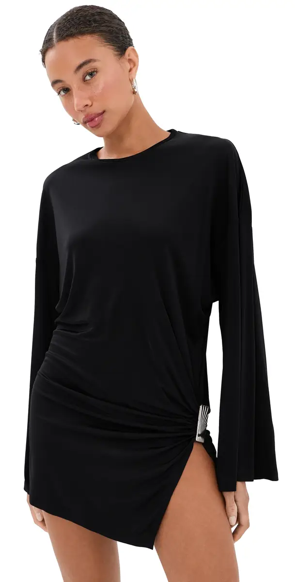 The Attico Mini Dress Black | Image 1 The Attico Mini Dress Black | Image 1