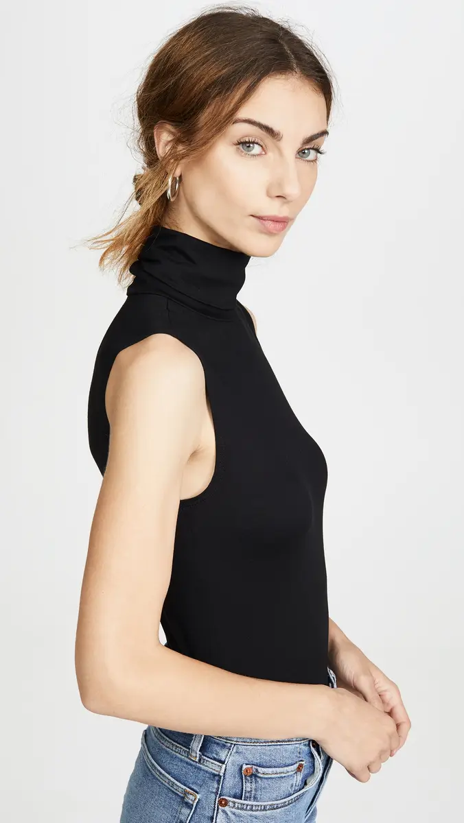L'Agence Ceci Sleeveless Turtleneck | Thumbnail 4 L'Agence Ceci Sleeveless Turtleneck | Thumbnail 4