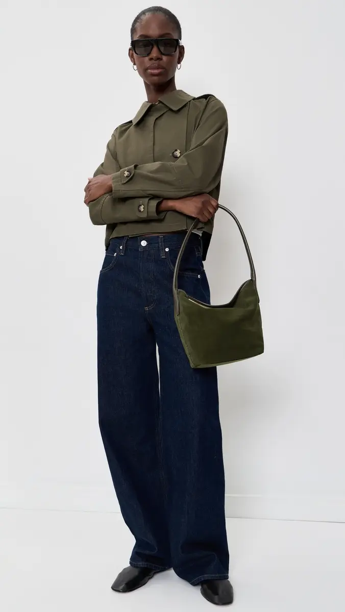 Madewell Suede Port Lid Shoulder Bag | Thumbnail 3 Madewell Suede Port Lid Shoulder Bag | Thumbnail 3