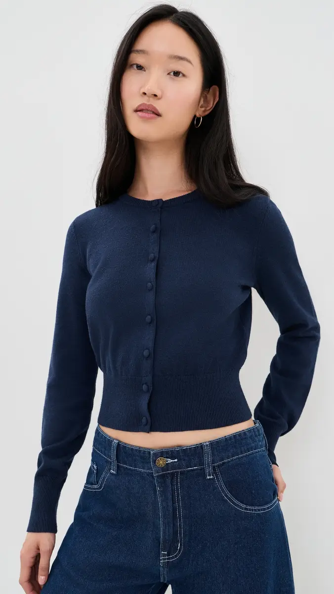 GOOD AMERICAN The Fine Knit Cardigan | Thumbnail 2 GOOD AMERICAN The Fine Knit Cardigan | Thumbnail 2