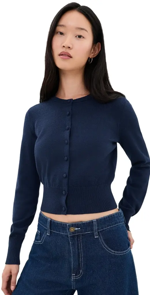 GOOD AMERICAN The Fine Knit Cardigan