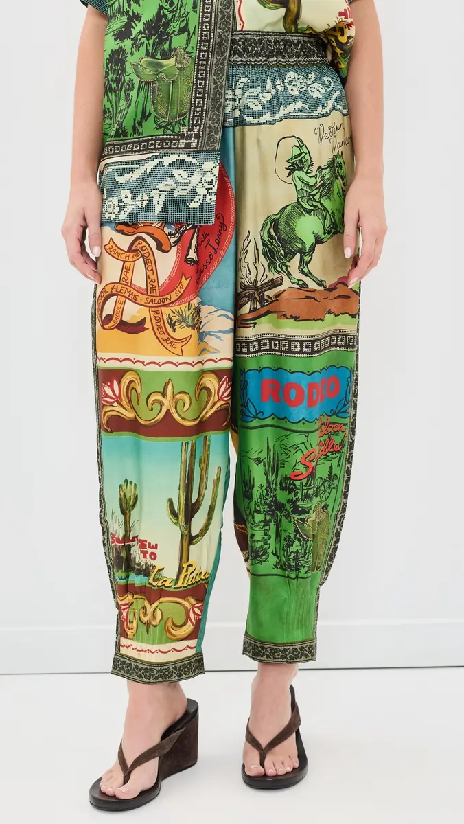 ALÉMAIS Ace Tapered Silk Pants | Thumbnail 2