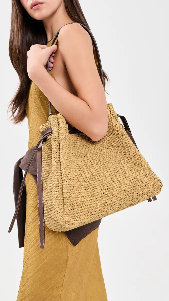 Tory Burch Romy Large Straw Tote | Thumbnail 3