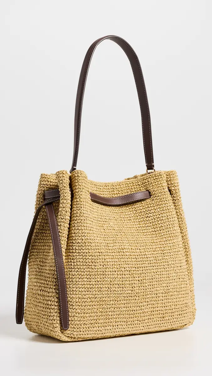 Tory Burch Romy Large Straw Tote | Thumbnail 4