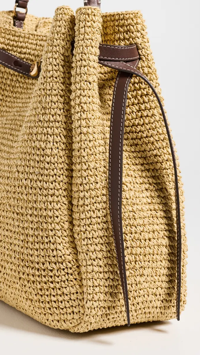 Tory Burch Romy Large Straw Tote | Thumbnail 5