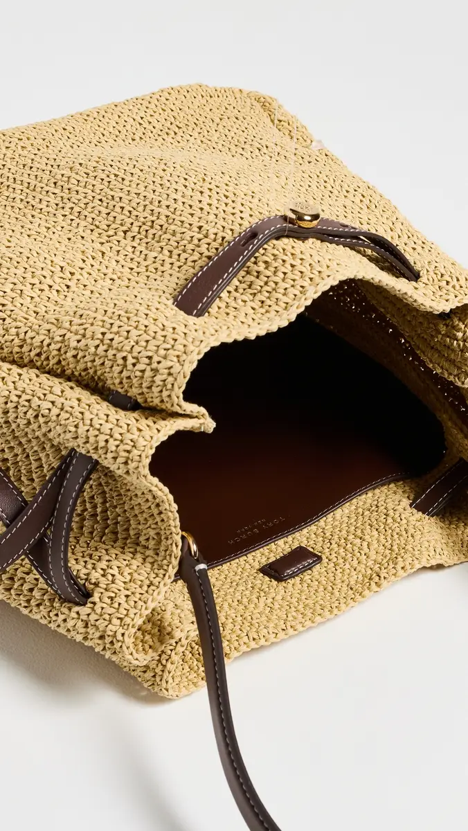 Tory Burch Romy Large Straw Tote | Thumbnail 6