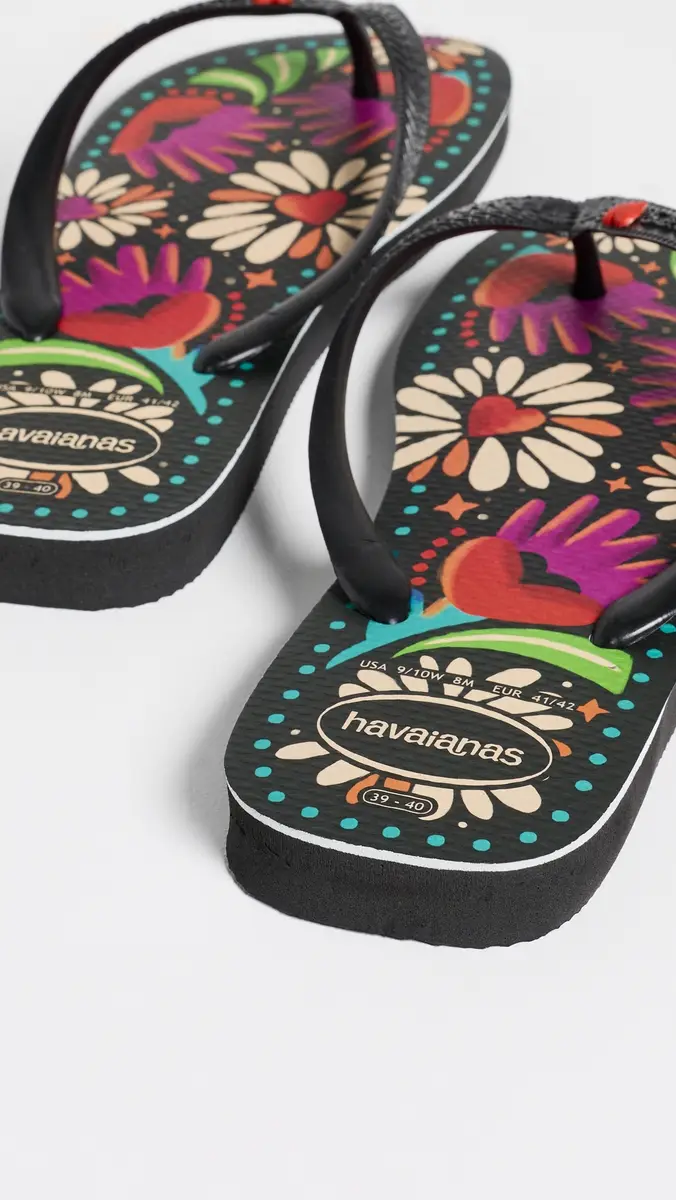 Havaianas Top Begonia Heart Flip Flops | Thumbnail 4