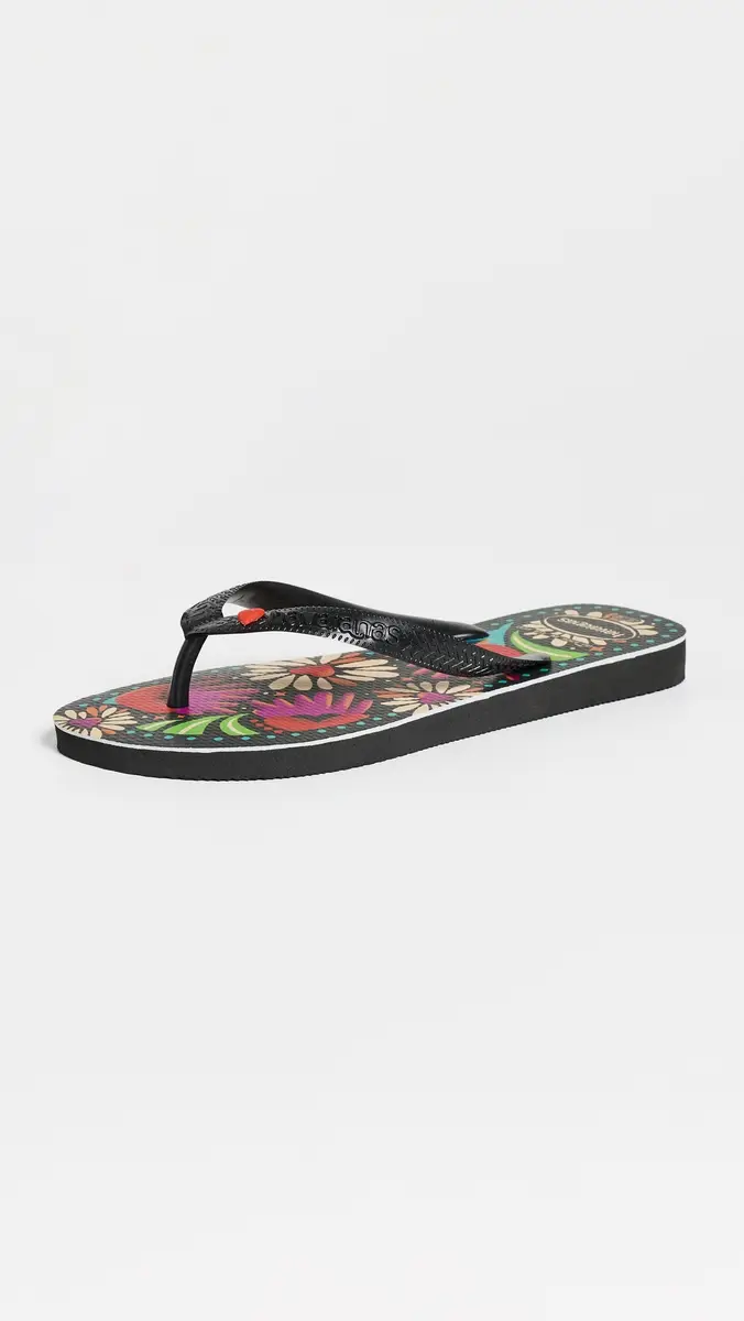 Havaianas Top Begonia Heart Flip Flops | Thumbnail 5