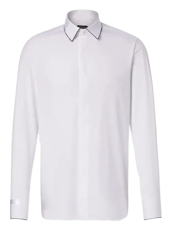 Cotton poplin shirt